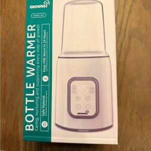 GROWNS Modern White Bottle Warmer